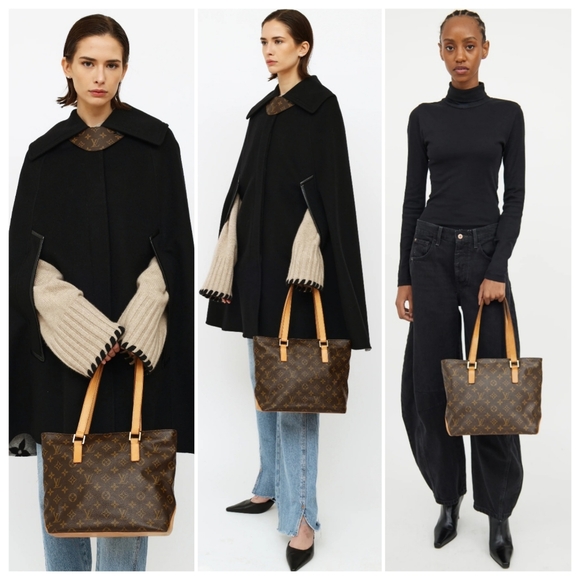 Traded ❤️ Louis Vuitton Monogram Cabas Piano Tote w/ COA and Dust bag - Picture 10 of 16